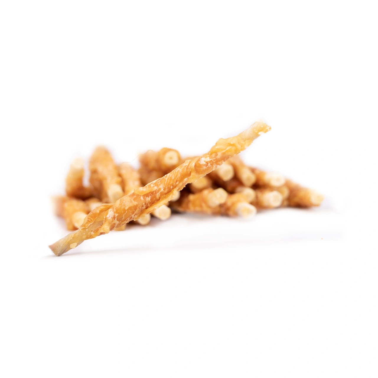 Snackit Rawhide tyggepinde med kylling 13 cm 500 g